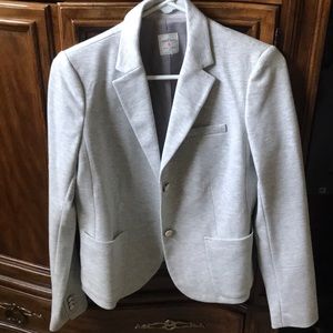 Gap Light Gray Sweatshirt Blazer - never worn !
